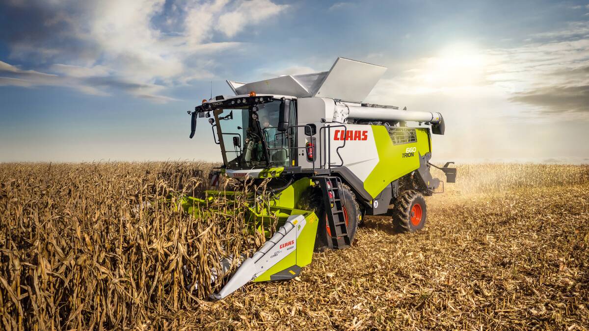 On-board technology includes Claas' award-winning Cemos Auto machine optimisation system.