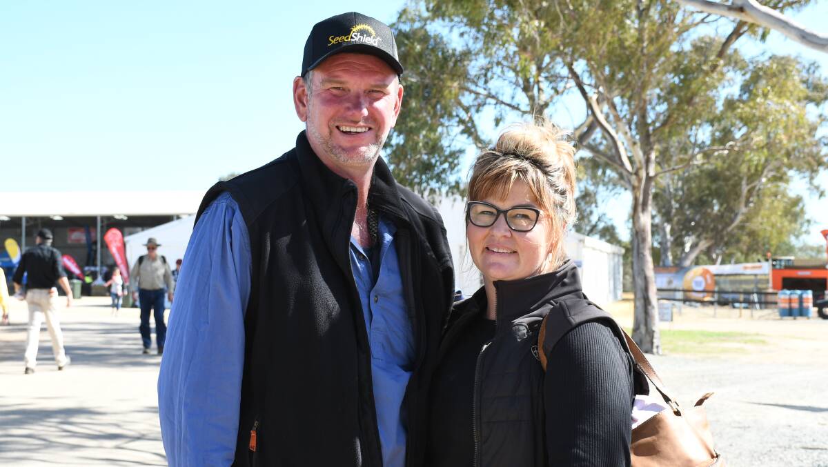 Perry and Kerrie Read, Lower Chittering, WA, attended the Dowerin GWN7 machinery field days last month. 