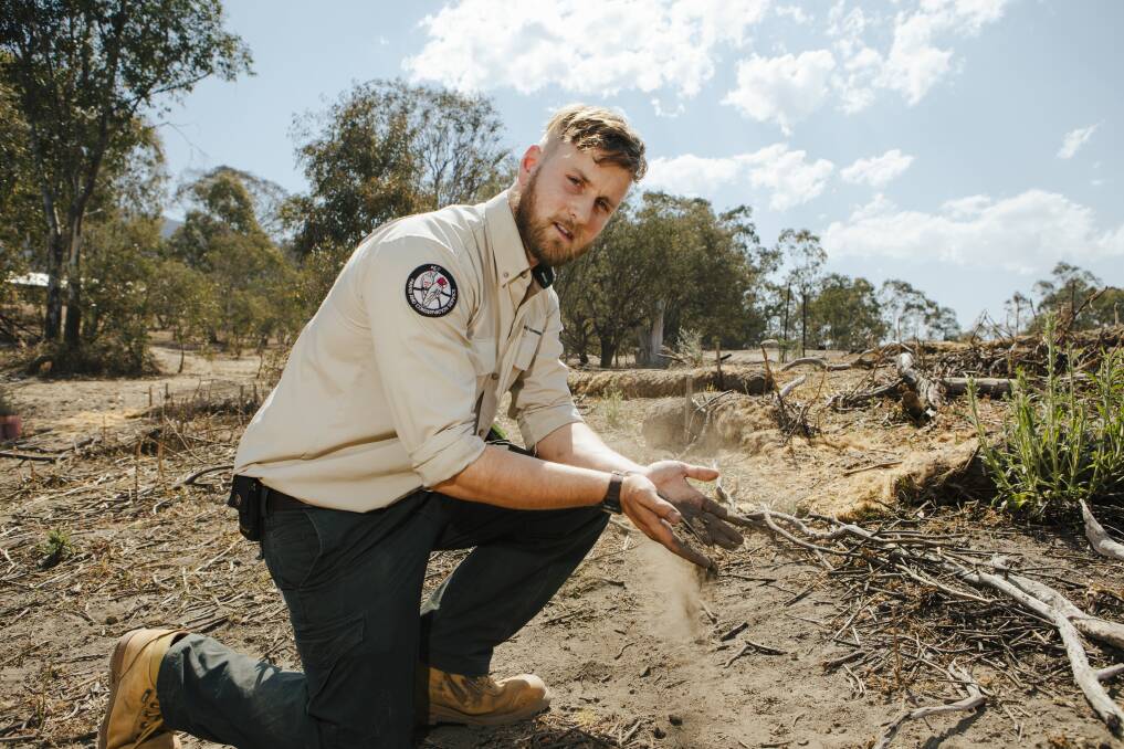 Namadgi ranger Nick Thorne. Namadgi National Park is closing for summer due to the dry conditions and bushfire risk. Picture: Jamila Toderas