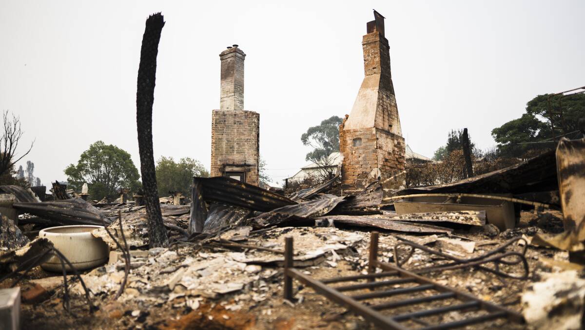 More than 300 homes were destroyed in the Cobargo district during the Black Summer bushfires. Picture by Dion Georgopoulos