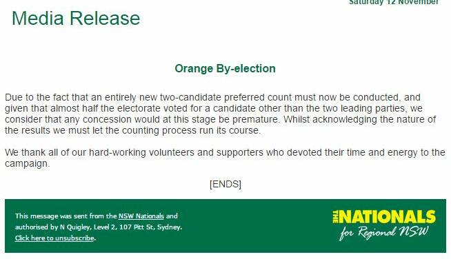 Orange byelection: Shooters set to end Nats’ 70-year legacy