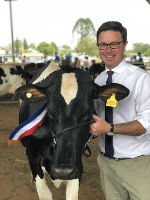 Agriculture Minister David Littleproud at Kempsey Show in April. Photo by Samantha Townsend.