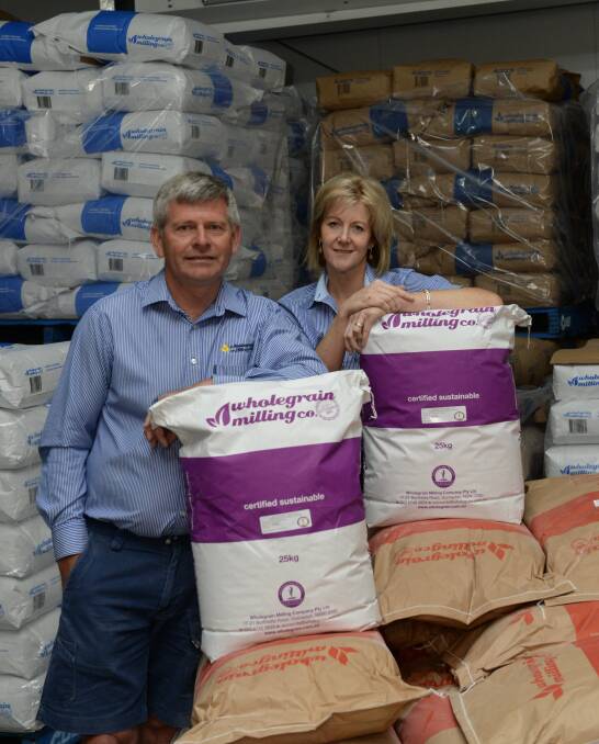 Craig and Renee Neale, organic grain growers and owners of Wholegrain Milling in Gunnedah.