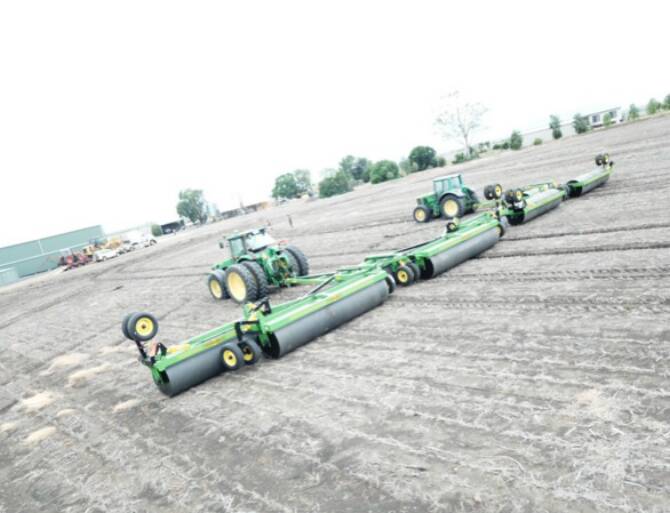 YIELDING RESULTS: Mandako land rollers boost crop yields.