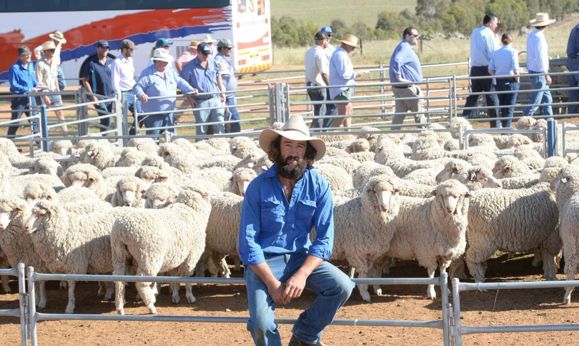 BOOROWA BORDERS: Ben Johnson is using Border Leicester-Merino cross ewes with Poll Dorset sires to produce top-notch prime lambs.