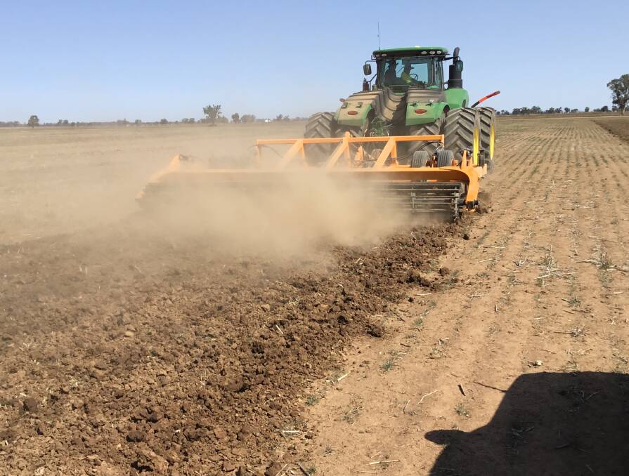 HARD WORKING: Wombat rippers can help treat soil constraints to depth.