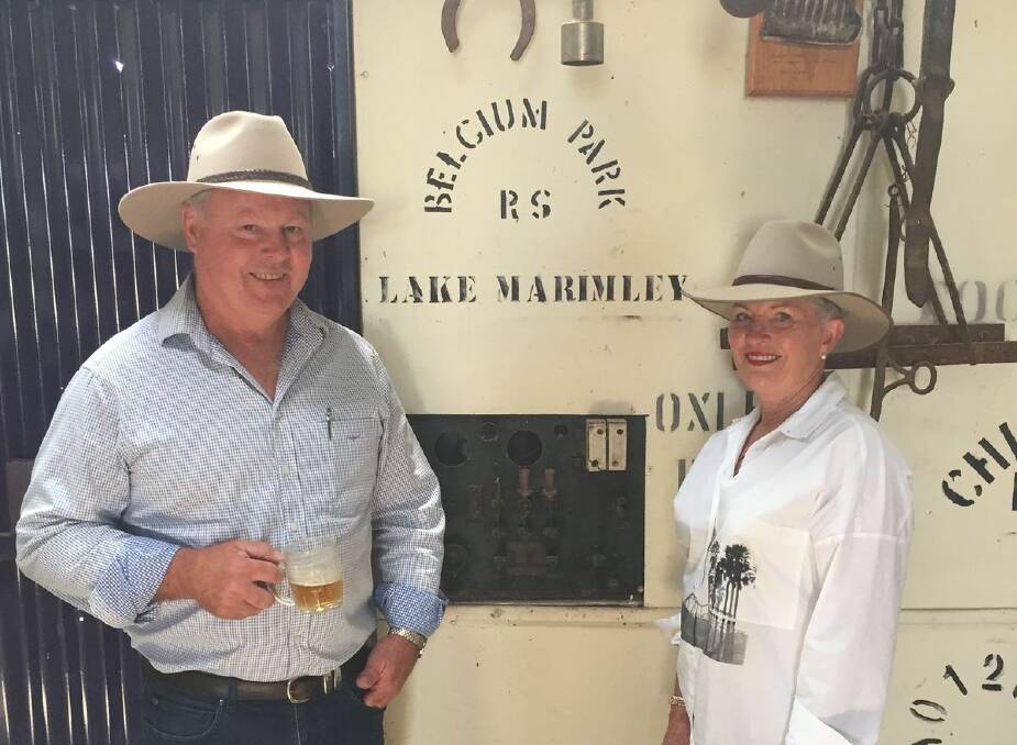 BRAND BRAG: Bernie Brennan and his partner Trish have created Homebush Park Paddock-to-Plate lamb that they deliver direct to their customers.