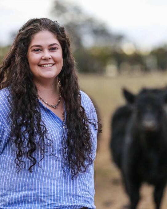 Rebecca George, Nevertire, NSW, hopes to one day have her own Angus stud, breeding hardy bulls suited to the harsh environment of western NSW.