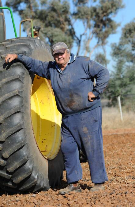 TIED TO THE LAND: Coolamon mayor and district farmer John Seymour, of Glen Iris in Marrar. Cr Seymour is one of the region's newest recipients of an OAM.