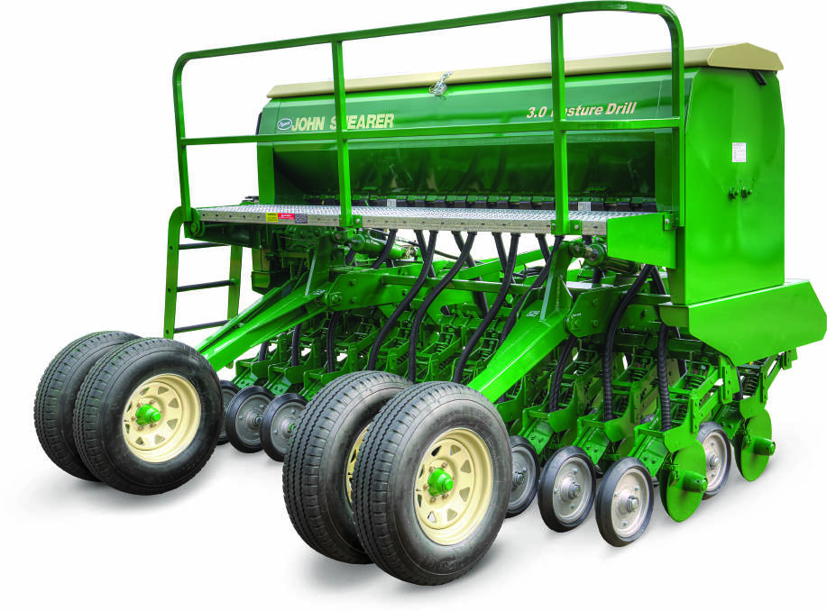 According to a company spokesman, John Shearer's disc drill, featuring a double disc set up, is maximising germination.