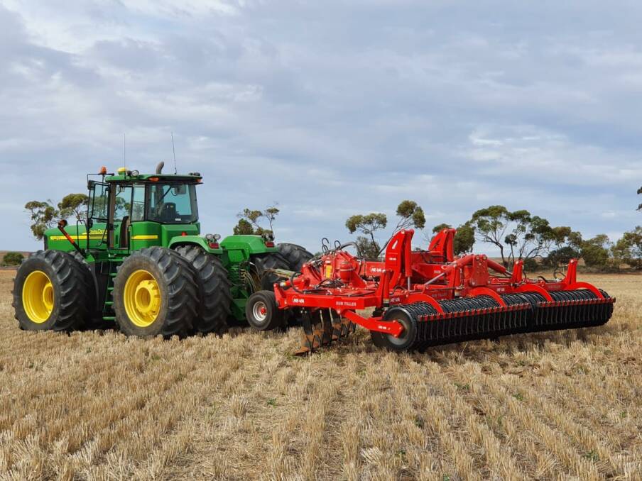 DIGGING DEEP: The seven metre wide HE-VA deep ripper is an ideal tool to help mitigate the effects of subsoil compaction before seeding broadacre winter crops in 2021.