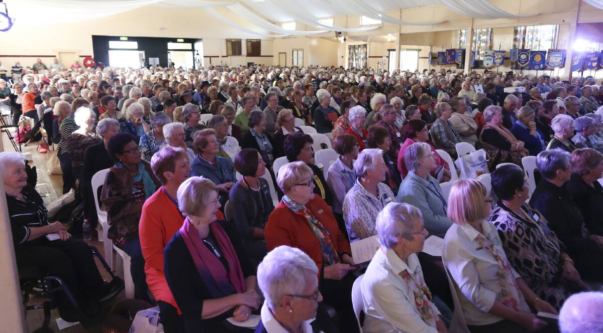 Delegates meeting at the annual CWA of NSW conference. The CWA is an important voice for rural and regional people.