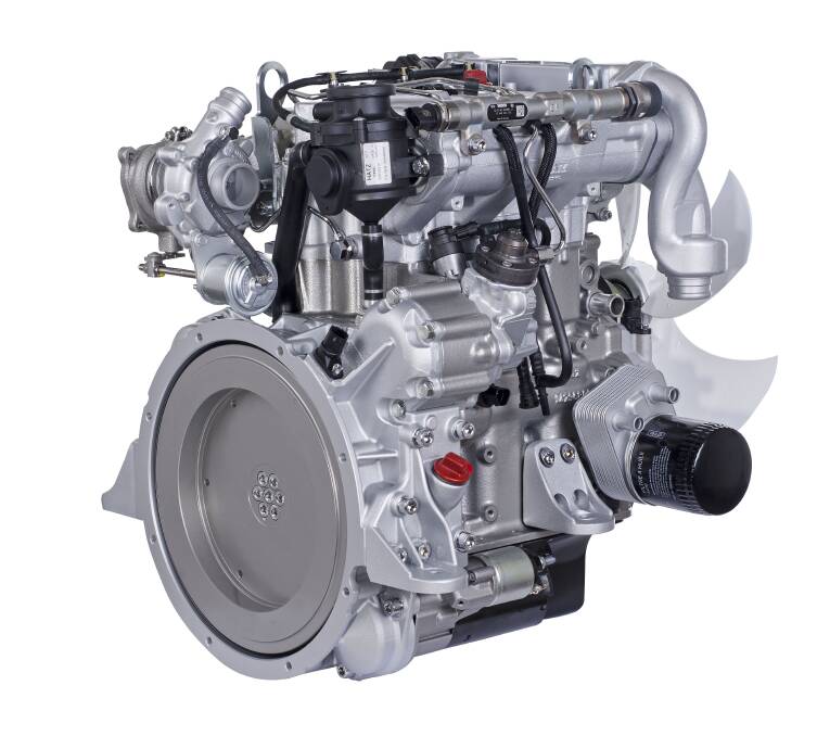 The 3H50 diesel engine.