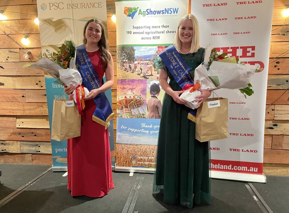 Nowra's Lisa Horner and Camden's Rubey Williams are off to Sydney Royal to represent Zone Two of The Land Sydney Royal AgShows NSW Young Woman competition. Picture by Robyn Ainsworth