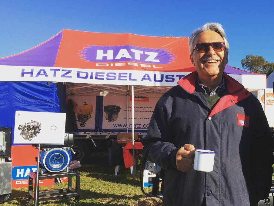 ADVICE: Hatz Diesel Australia managing director Sami Almogawish says his team wants to talk to customers about water-cooled and air-cooled industrial engines.