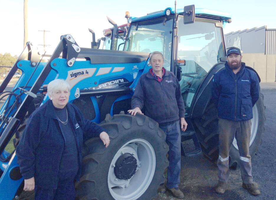 FAMILY TRADITION: Loris and Max Hutchins (and now with son Phil) have operated Dubbo Machinery for 38 years.