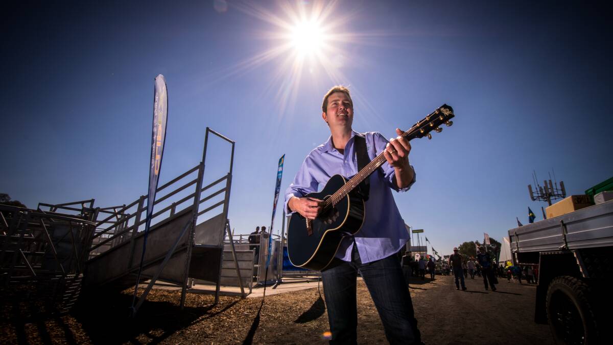Celebrated Australian country music star Adam Harvey will perform at AgQuip, courtesy of Clipex. 
