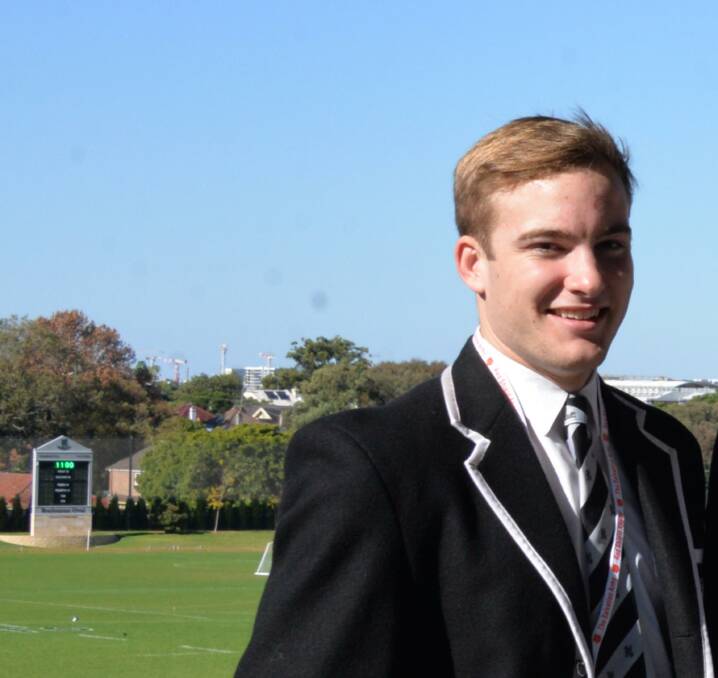 Richmond Sear has seen some major changes to his life since joining Newington College.