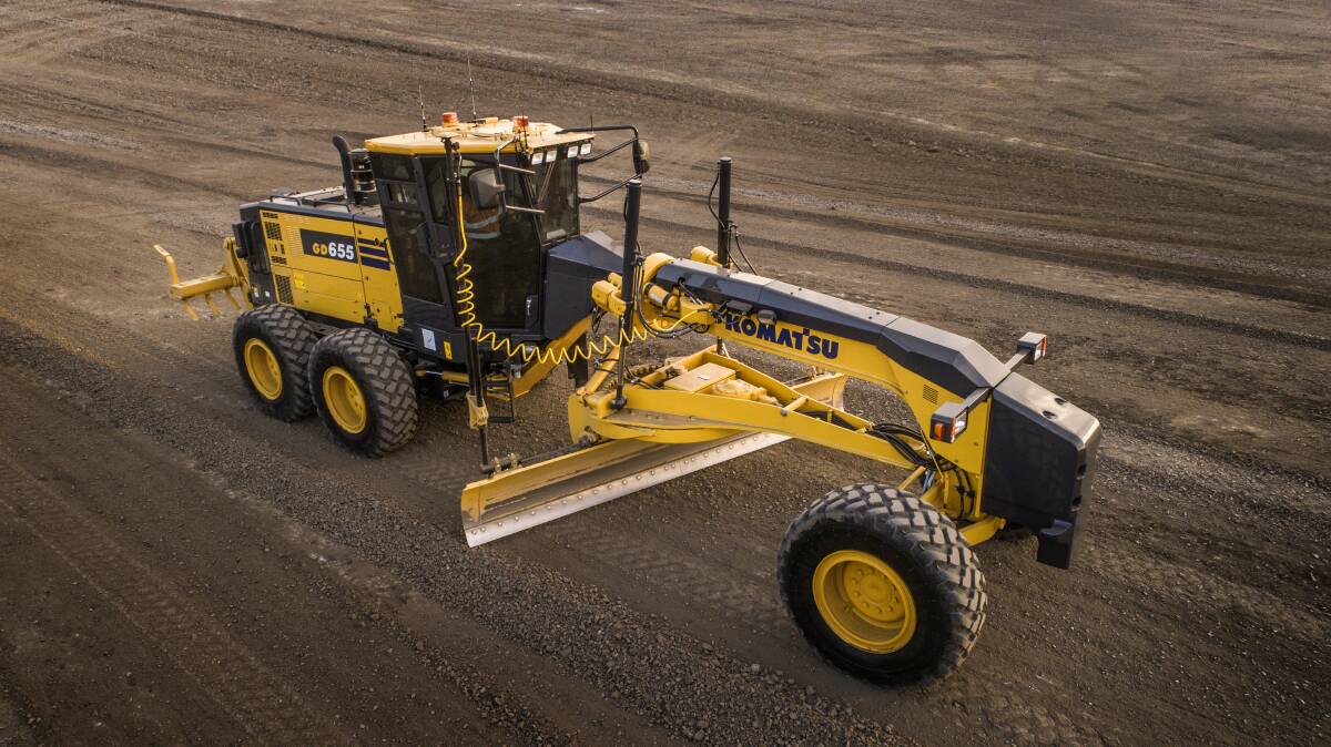 Komatsu's latest release Grader GD655-7, focuses on reducing environmental footprint and improving operator safety.