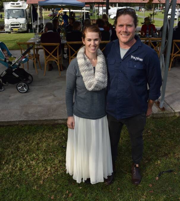 PROUD: Mahlah and Kel Grey at the ticket launch of the South Coast Food and Wine Festival.