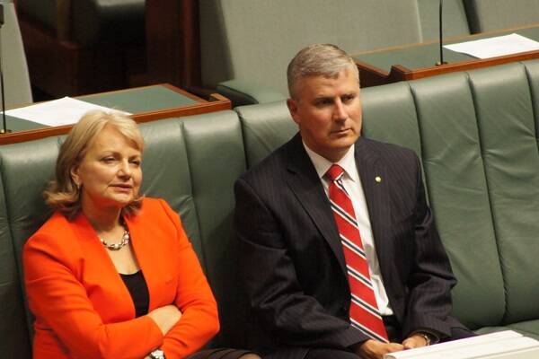 MPs Sharman Stone and Michael McCormack.