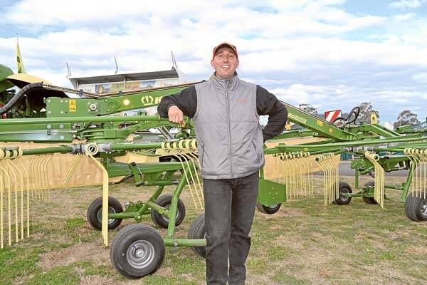 Demand for hay gear at Tamworth has been so strong that branch manager for Equipment and Service Company Jason Reddel says he sold out of many lines.