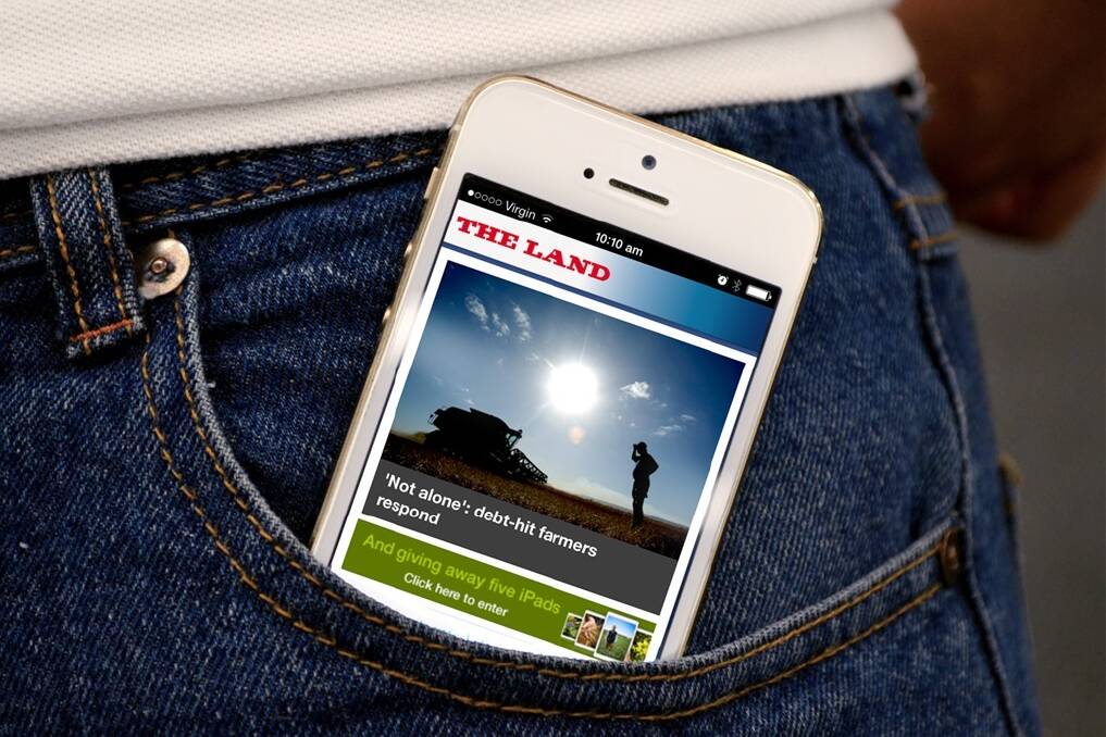 <i>The Land's</i> new app will make it easier to carry the paper in your pocket.