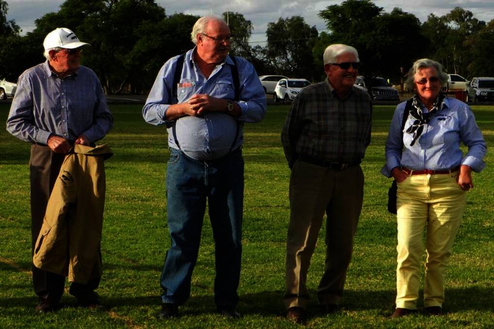 Warren Rugby Club life members Michael McKay, Chris Brennan, Barry Beach and Trish McAlary are looking forward to marking the club's 60th anniversary.
