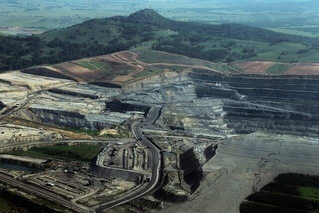 Coal mine in the Hunter Valley. Photo Dean Sewell.