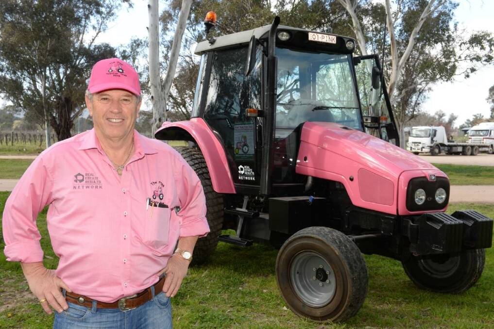 Mudgee real estate agent Hugh Bateman will trek across NSW to raise support for breast cancer.