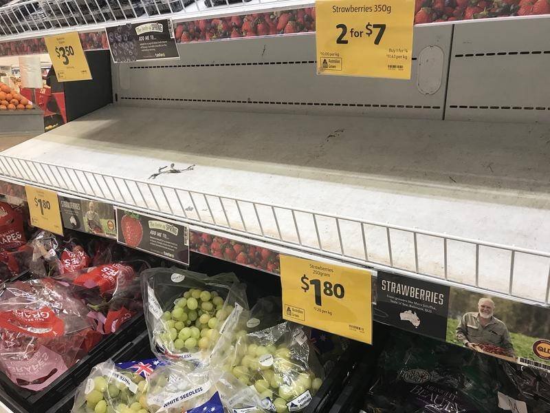 Strawberry punnets have been pulled from supermarket shelves across Australia and in New Zealand.