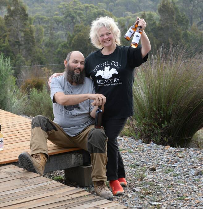 Steve and Lavender Kirby are sharing their love of mead with the world, with their wonderful creations from Stone Dog Meadery. Photo by Rachael Webb.