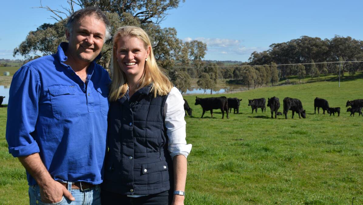 Conrad and Kate Strahorn, "Stirling", Belgravia, between Orange and Molong, use a scientific approach to help run their Angus property. 