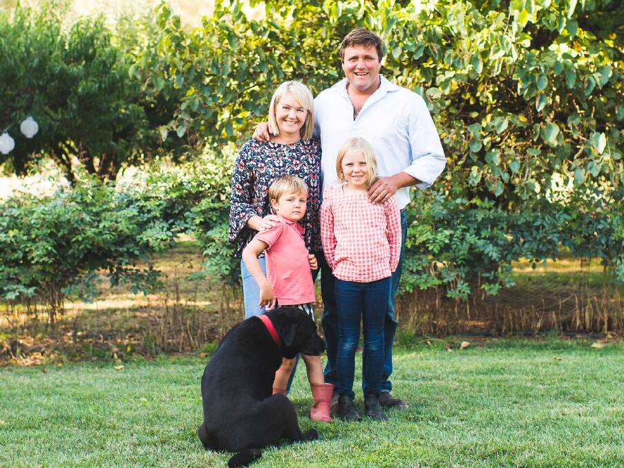 Sophie Hansen shares her wonderful cooking with her husband Tim, and their children Tom, 6, and Alice, 8, at their Orange property.