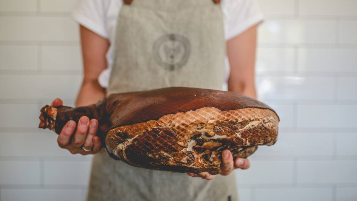 MOUTH-WATERING: Bundarra Berkshires cut and cure their own meat. Photo: Lentil Purbrick.
