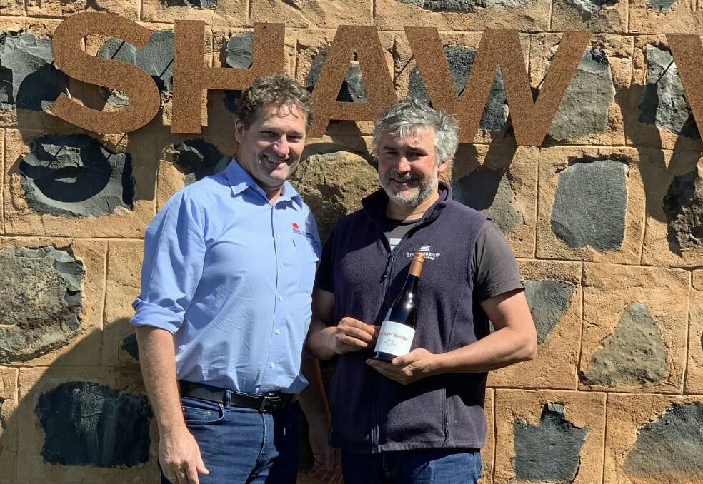 READY: NSW DPI viticultural development officer, Darren Fahey, and Dan Shaw from Phillip Shaw Wines are gearing up for a pinot noir masterclass at the end of this month.