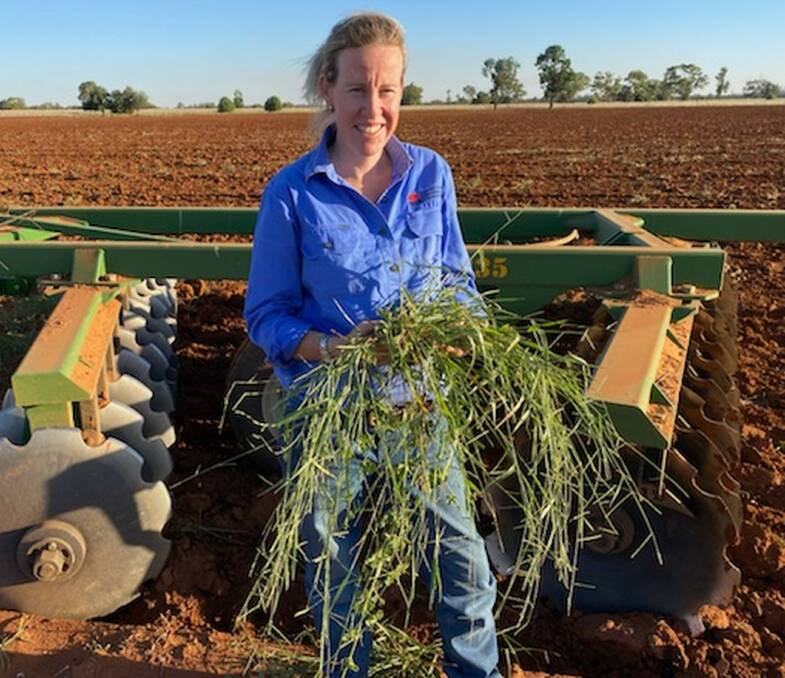 WEEDING OUT PROBLEMS: LLS Central West senior lands services officer - mixed farming Wendy Gill says timing is crucial in dealing with weeds.