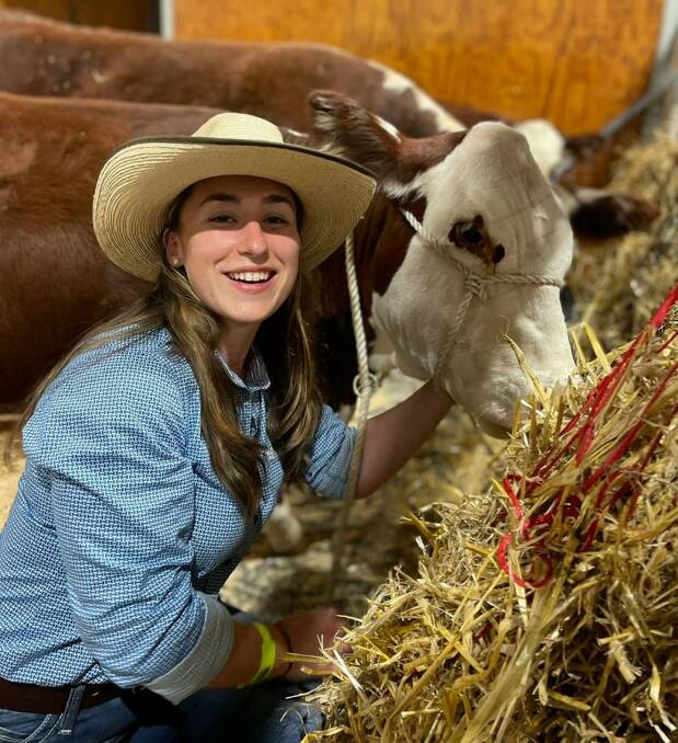 Jill Burgess, 24, Retreat, is passionate about encouraging young people to follow a career in agriculture. Picture supplied