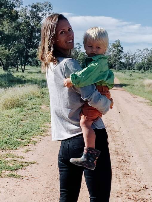 RECONNECTING: Alix Mace with her two-year-old son Monty. Alix is passionate about connecting rural women and helping them thrive wherever they are.