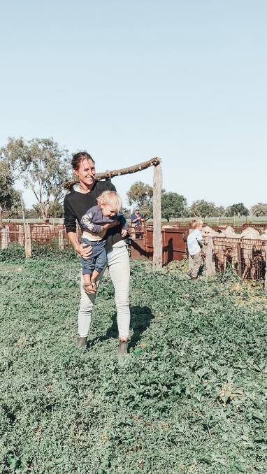 BUSY DAYS: Alix Mace understands what it is like to juggle family, work and a farm.