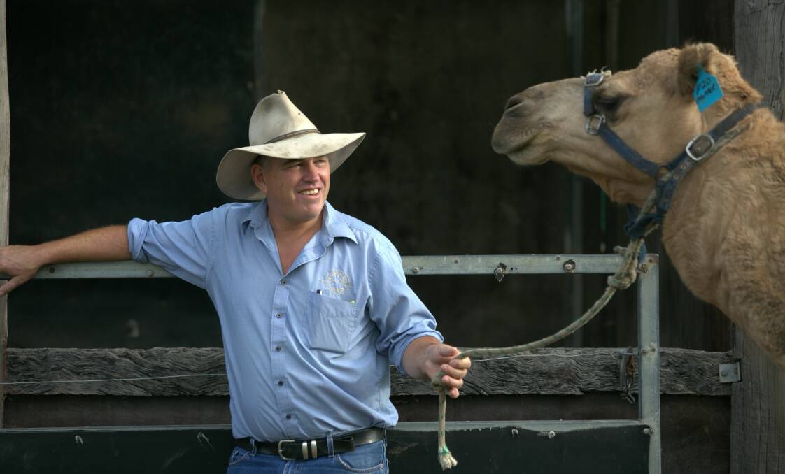 Paul Land of Summer Land Camels who took out gold, silver and bronze awards at the 2024 Sydney Royal Cheese and Dairy Show. Picture supplied. 