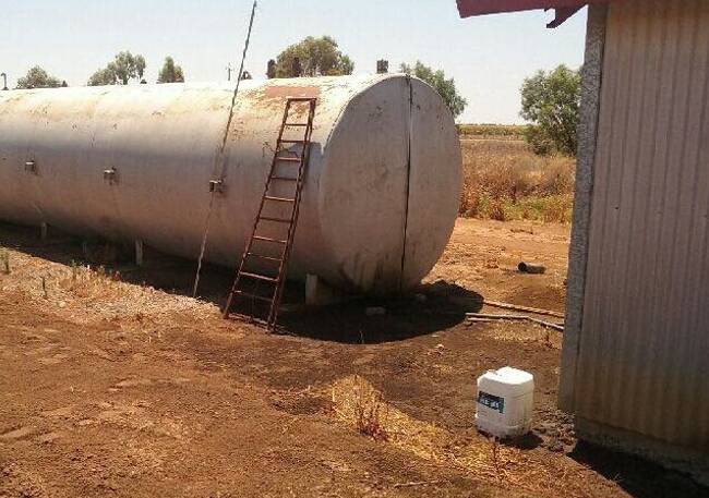 PRIVATE PROPERTY: Diesel fuel was taken from an irrigation bore pump diesel tank on a property near Whitton last week. Picture: Rural Crime NSW