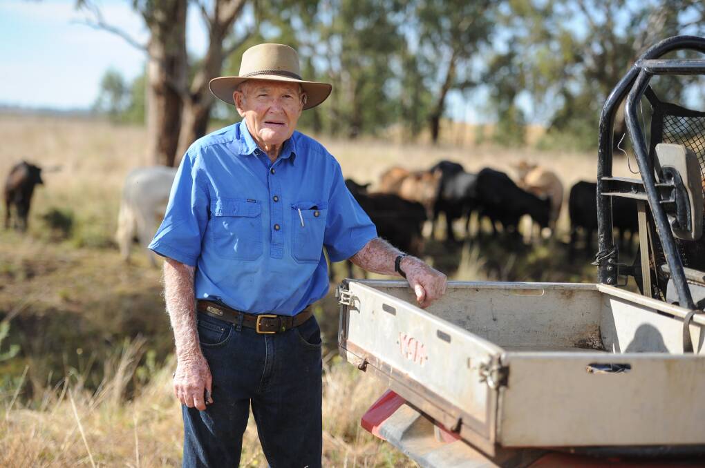 Keith Bloomfield of Taringa at Inverell is still making changes on his 600 acre property. Photo: Lucy Kinbacher