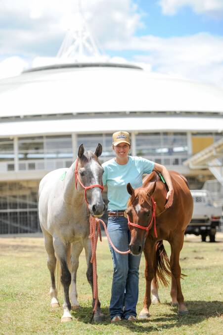 Leah Read was busy preparing nine horses for clients at this year's Classic. 