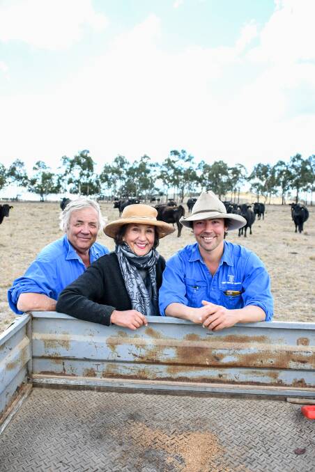 Wal, Jen and Charlie Perry, Trent Bridge Wagyu, Aberfoyle, recently sold a $200,000 female for her high marble score. 