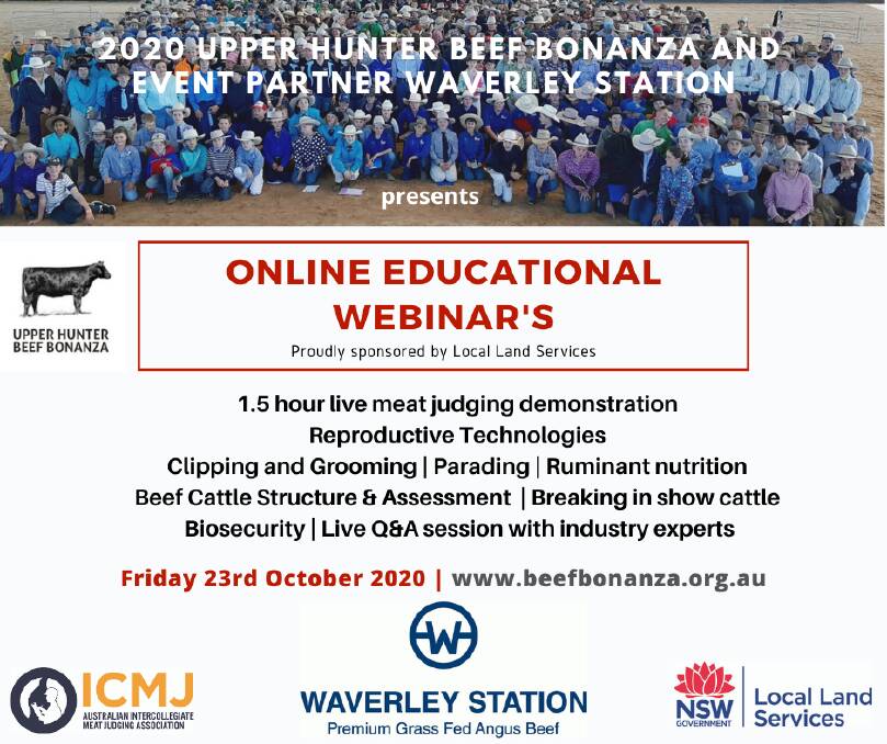 The online educational webinars will be available from October 23. 