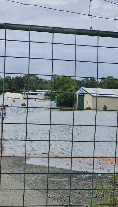 The Taree showgrounds were hit by flooding in March this year. 