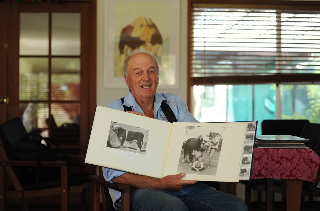 Bruce Gunning of Emu Holes Herefords at Quirindi will celebrate 100 years of the stud on January 1. 
