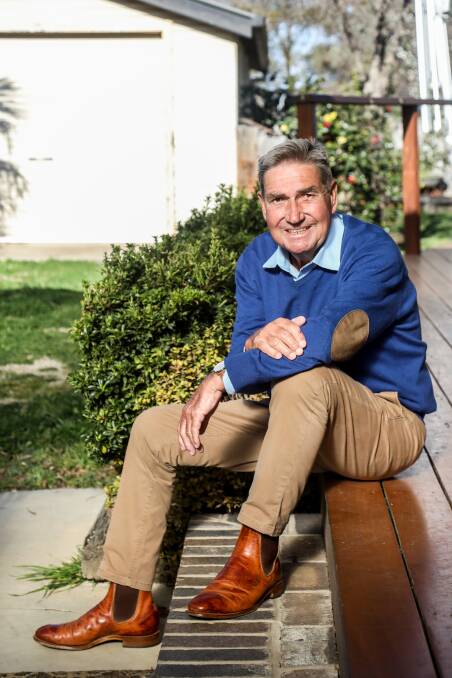 Mike Wilson at his home in Armidale. Photo: Lucy Kinbacher