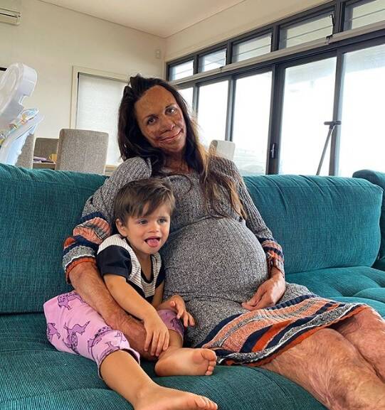 Despite being eight months pregnant with her second child, Turia Pitt established the new Spend With Them campaign to show her support to bushfire affected communities. 
